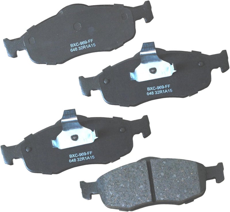 Bendix Premium SBC648 Ceramic Front Brake Pads for Ford Contour 2000-1995, Mystique 1998-1995, Mercury Cougar 2002-1999, Mystique 2000-1995 - Image 1